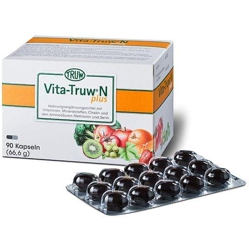 Vitamins, minerals, choline, amino acids, methionine, serine, VITA TRUW N Plus capsules - UKDorf 