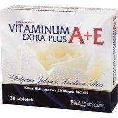 VITAMINUM A + E EXTRA PLUS x 30 tablets UK