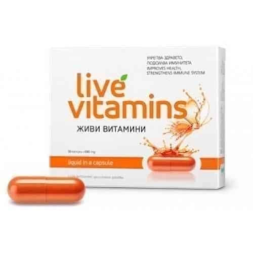 VITASLIM LIVE VITAMINS 30 capsules for health and tone UK