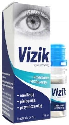 Vizik drops for tired and dry eyes 10ml UK