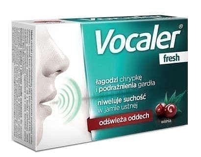 Vocaler Fresh, cherry, irritated throat, hoarseness UK