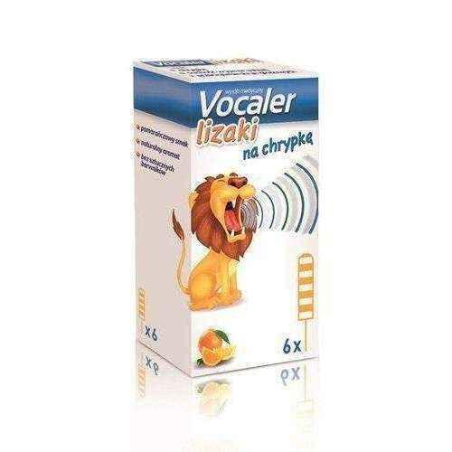 VOCALER lollipops hoarseness x 6 pieces, hoarseness treatment, loss of voice UK