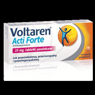 Voltaren ACTI Forte 25mg x 10 tablets UK