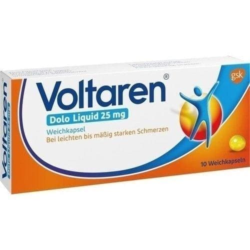 VOLTAREN Dolo Liquid 25 mg painkiller, Diclofenac UK