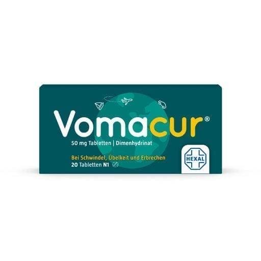 VOMACUR, against nausea and vomiting, motion sickness UK