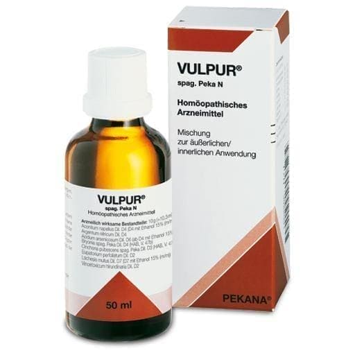 VULPUR drops 50 ml Kreosotum, Cinnamomum verum, Salvia officinalis UK