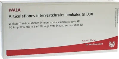 WALA® Articulationes intervertebral lumbar Gl D 30 - UKDorf 