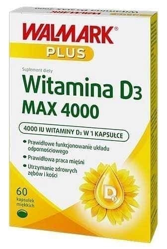 Walmark Plus, vitamin d3 max dose daily UK