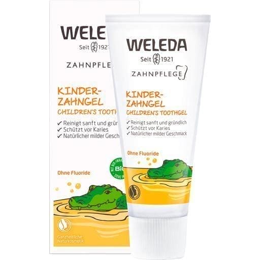 WELEDA children's tooth gel 50 ml prophylaxis for milk teeth UK