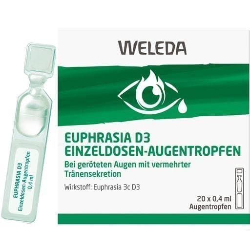 WELEDA EUPHRASIA D 3 single-dose eye drops UK