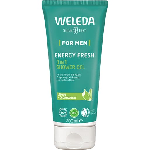 WELEDA for Men Energy Fresh 3in1 Shower Gel - UKDorf 