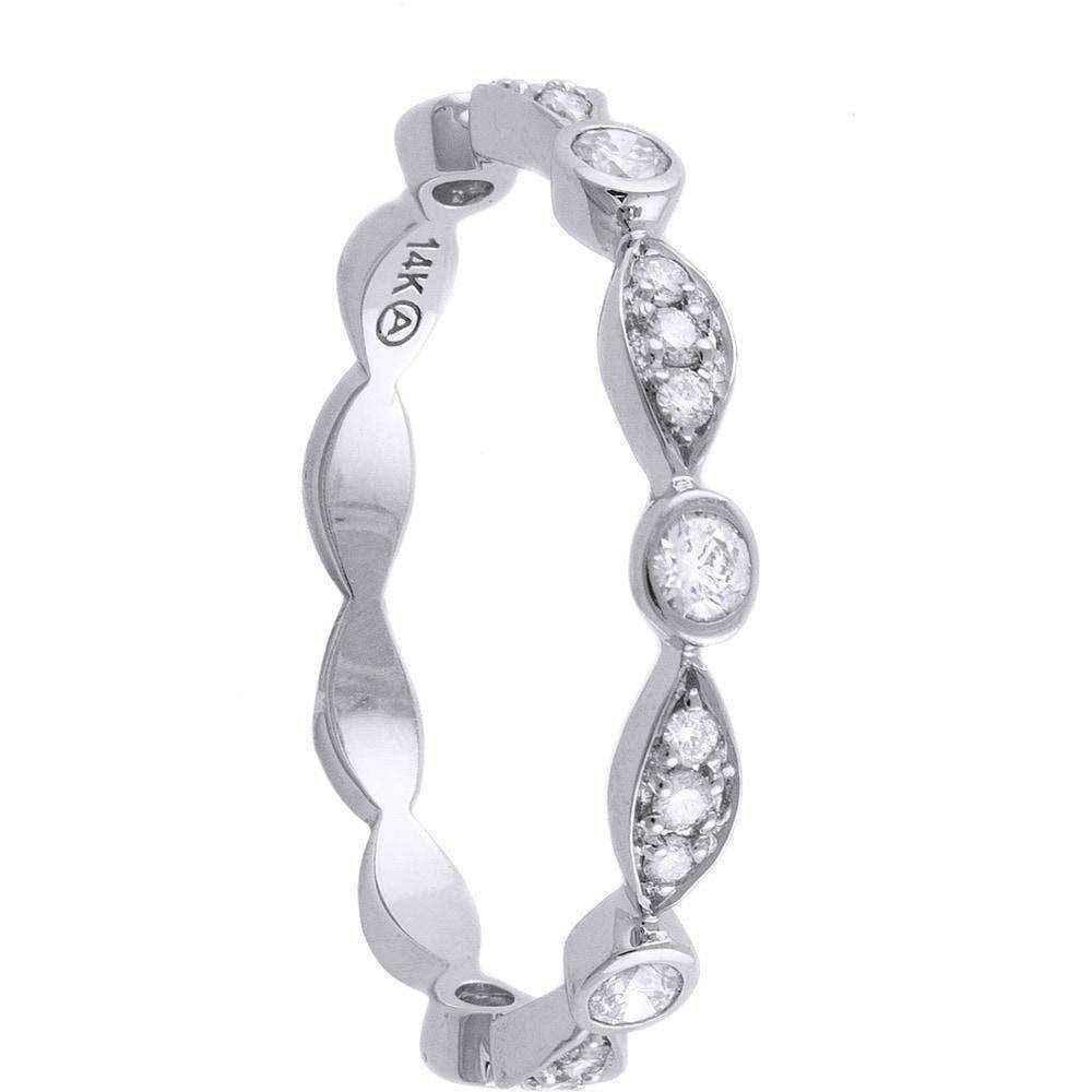 White gold Diamond Anniversary Ring UK