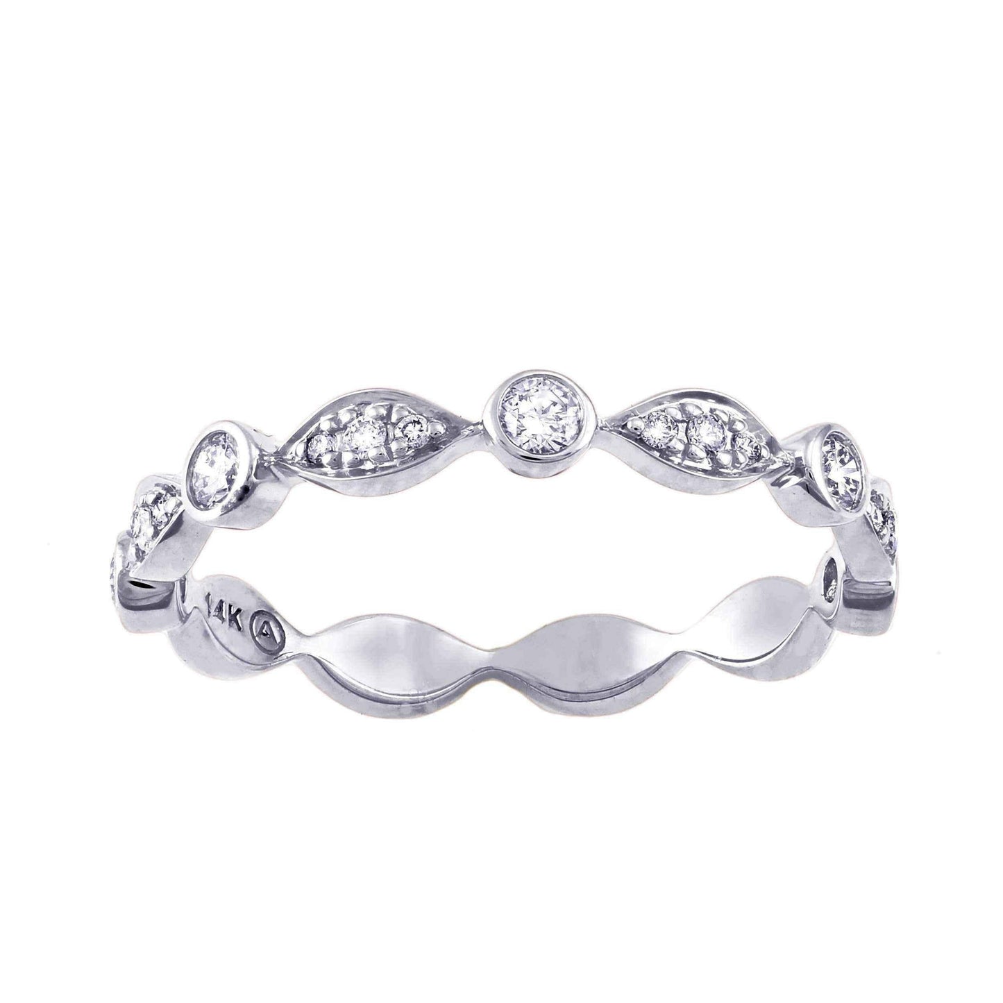 White gold Diamond Anniversary Ring UK