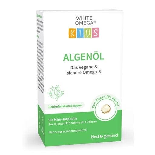 WHITE OMEGA Kids algae oil soft capsules - UKDorf 