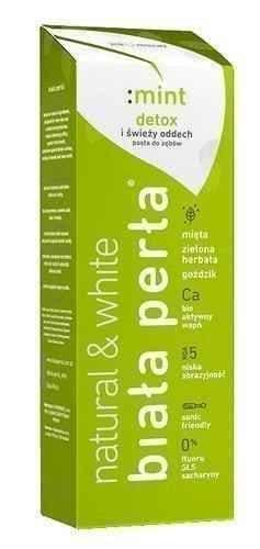 WHITE PEARL Natural mint paste 75ml UK
