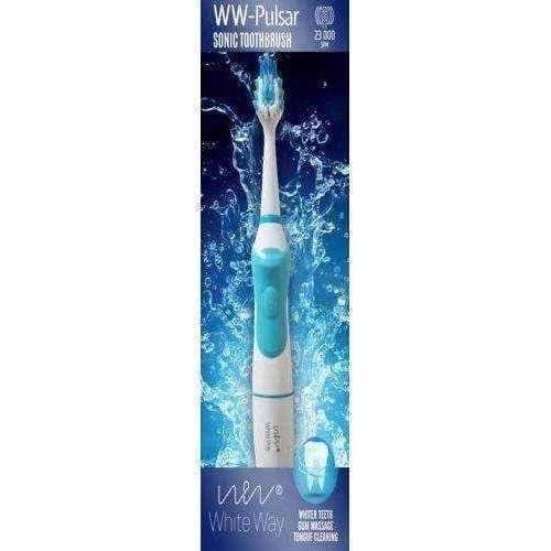 White Way WW-Pulsar sonic toothbrush Blue x 1 piece UK