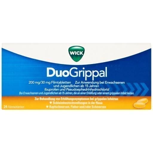 WICK DuoGrippal 200 mg- 30 mg film-coated tablets 24 pc UK