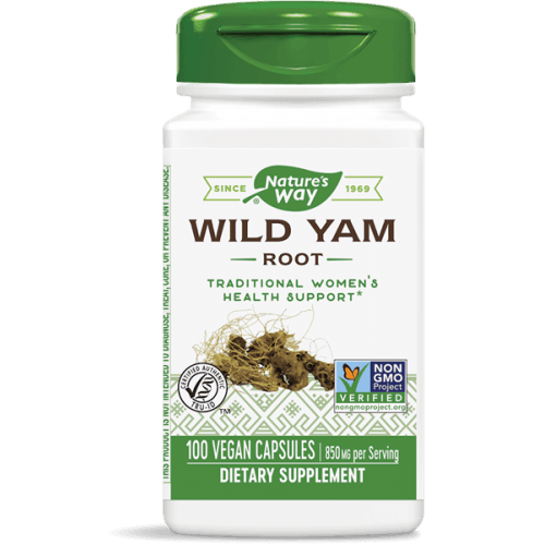 WILD YAM 400 mg. 100 capsules, phytohormone diosgenin UK