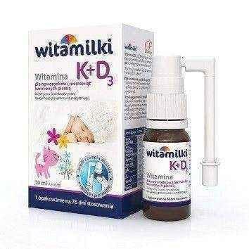 WITAMILKI VITAMIN K + D3 spray 10ml UK