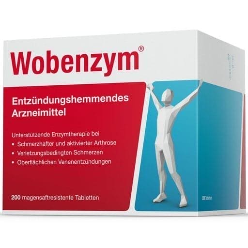 WOBENZYM enteric coated tablets 200 pcs UK