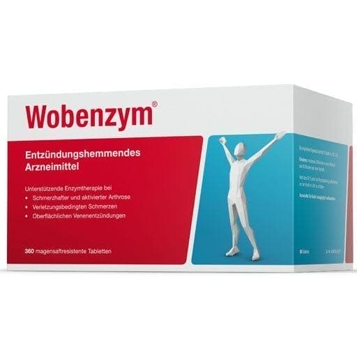 WOBENZYM enteric coated tablets 360 pcs UK