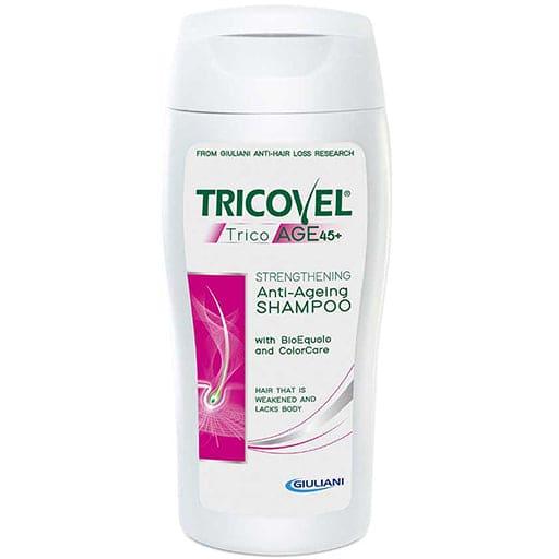 Women's hair loss during menopause, TRICOVEL Trico Age 45+ Shampoo - UKDorf 