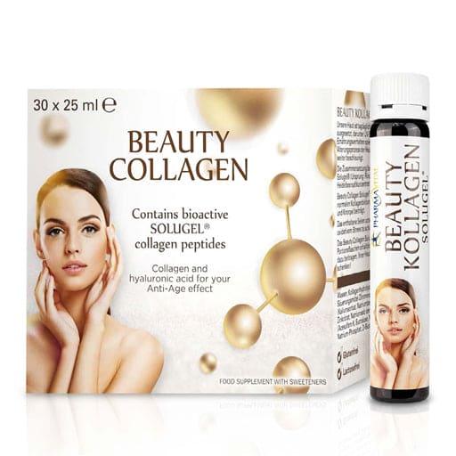 Wrinkle free skin, BEAUTY COLLAGEN Hyaluron Solugel bioactive Ampoules - UKDorf 