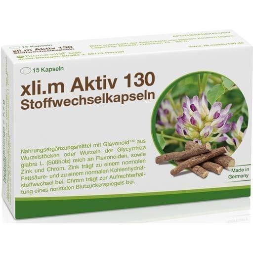 XLIM Aktiv 130 metabolism capsules 15 pc UK