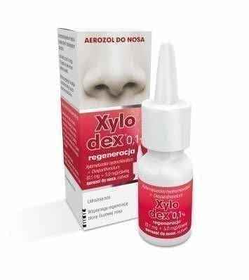 Xylodex 0.05% regeneration nasal spray 10ml, xylometazoline hydrochloride