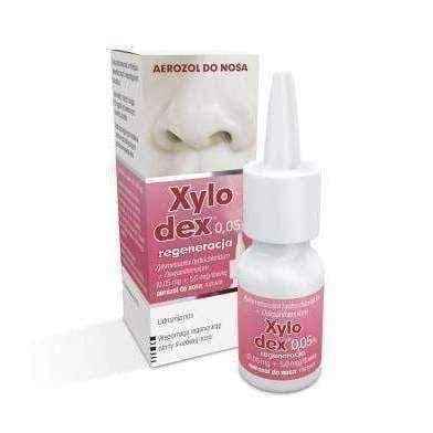 Xylodex 0.05% regeneration nasal spray 10ml, xylometazoline hydrochloride