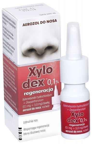 Xylodex 0.1% regeneration nasal spray 10ml