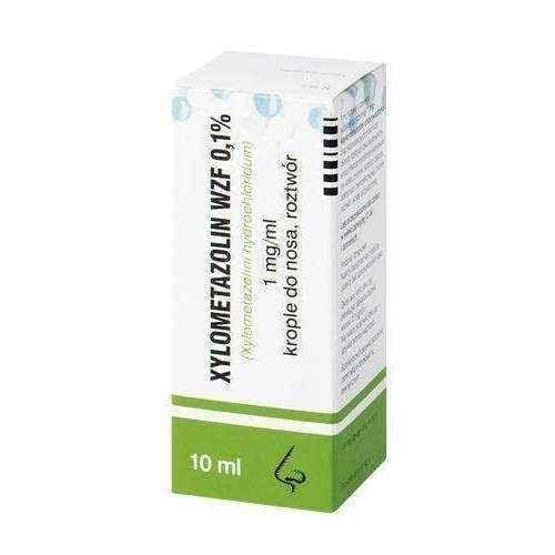 XYLOMETAZOLIN 10ml 0.1% drops, chronic rhinitis treatment, allergic rhinitis symptoms UK