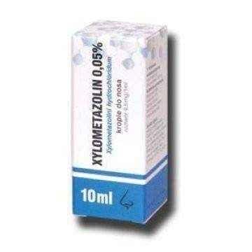 XYLOMETAZOLIN drops 10ml 0.05% rhinitis symptoms UK