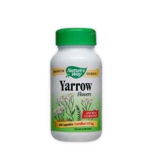 Yarrow flowers, 325 mg 100 capsules, (Achillea millefolium) UK