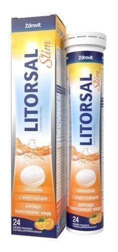 Zdrovit Litorsal Slim x 24 effervescent electrolyte tablets UK