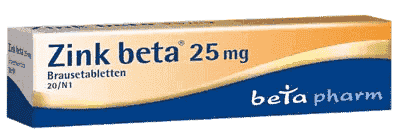 ZINC BETA 25, zinc sulfate, zinc deficiency treatment UK