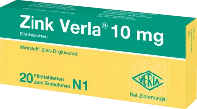 Zinc deficiency spider veins, ZINC VERLA 10 mg film-coated tablets - UKDorf 