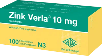 Zinc deficiency spider veins, ZINC VERLA 10 mg film-coated tablets - UKDorf 