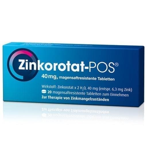 Zinc Orotate POS, zinc deficiency treatment UK