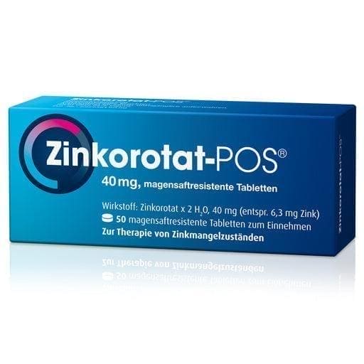 Zinc Orotate POS, zinc deficiency treatment UK