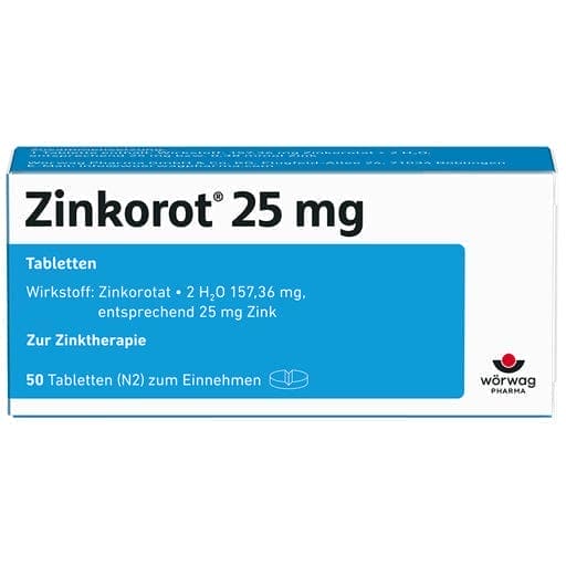 Zinc orotate, zinc orotate benefits, ZINKOROT 25 mg tablets - UKDorf 