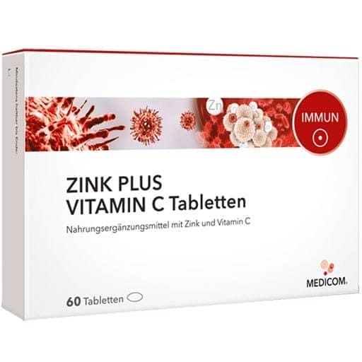 ZINC PLUS Vitamin C tablets - UKDorf 