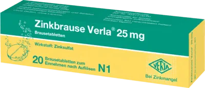 Zinc sulfate, zinc deficiency, 25 mg effervescent tablets - UKDorf 