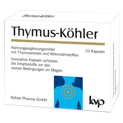 Zinc, thymus peptides, THYMUS KÖHLER capsules - UKDorf 