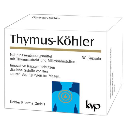 Zinc, thymus peptides, THYMUS KÖHLER capsules - UKDorf 