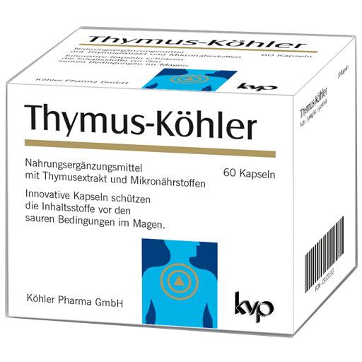 Zinc, thymus peptides, THYMUS KÖHLER capsules - UKDorf 