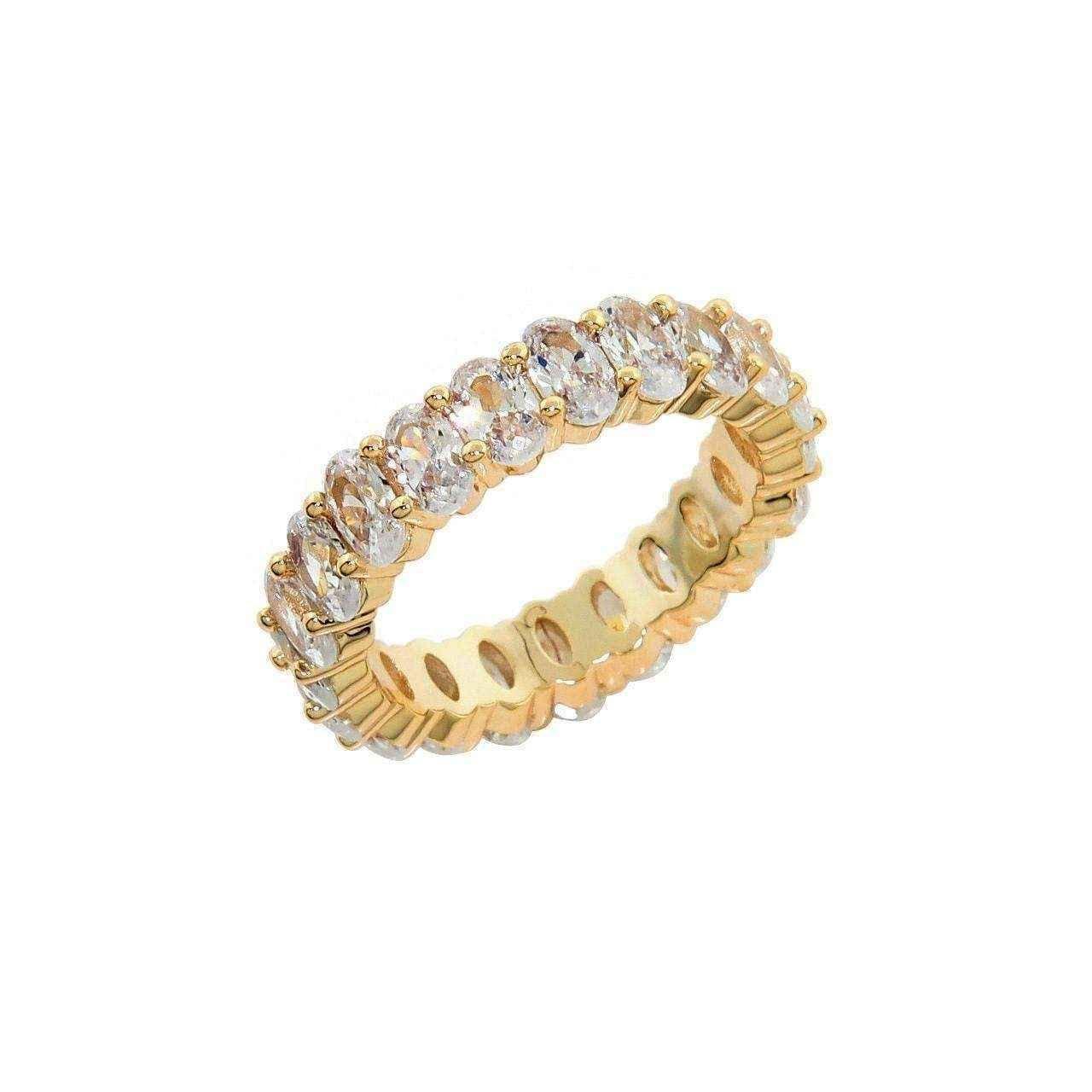 Zirconia eternity rings | Cubic Ring UK