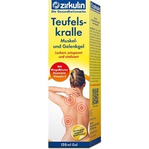 ZIRKULIN devil's claw muscle and joint gel, marigold, rosemary extract - UKDorf 